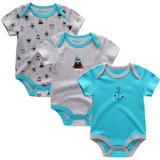 Baby Boys Bodysuits 3Pcs Newborn Set