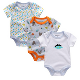 Baby Boys Bodysuits 3Pcs Newborn Set