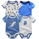 4pcs Baby Clothing 0-12m Bodysuits Onesies