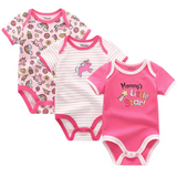 Baby Boys Bodysuits 3Pcs Newborn Set