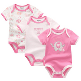 Baby Boys Bodysuits 3Pcs Newborn Set