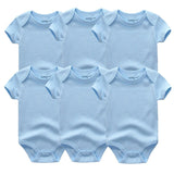 Baby Bodysuit 100% Cotton 0-12M Kids Clothes 6Pack