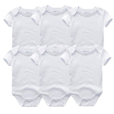 Baby Bodysuit 100% Cotton 0-12M Kids Clothes 6Pack