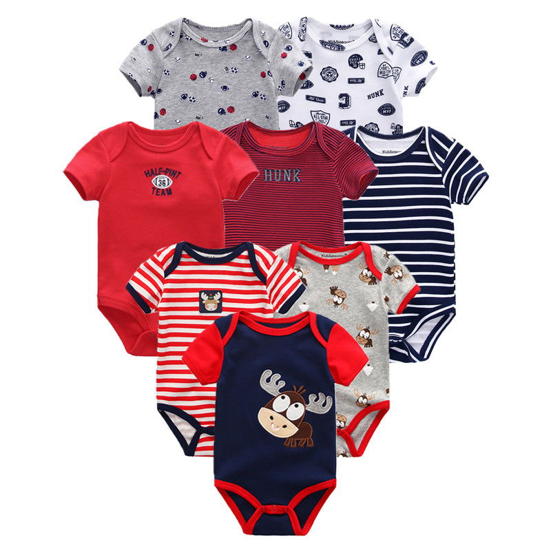 Newborn Infant Baby Boy Kids Romper Jumpsuit Cotton Bodysuit Clothes  Outfits | eBay