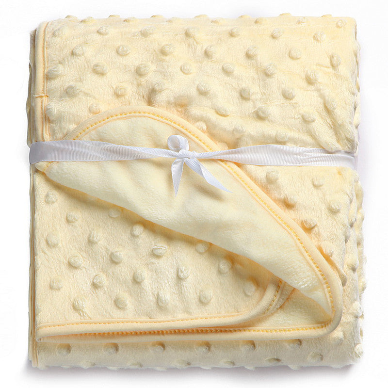 Baby Blanket Thermal Soft Fleece Blanket & Swaddling Bedding Set