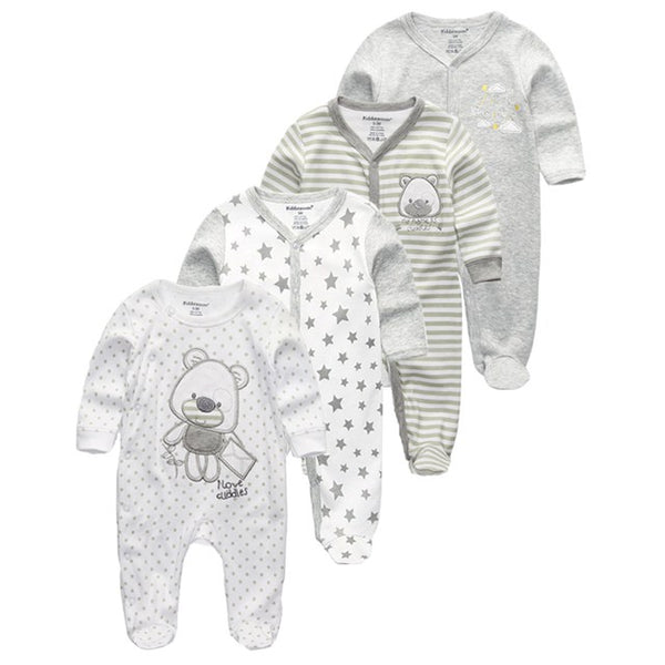 Baby Clothes 2019 Unisex Kids Long Sleeve 3/4pcs Rompers