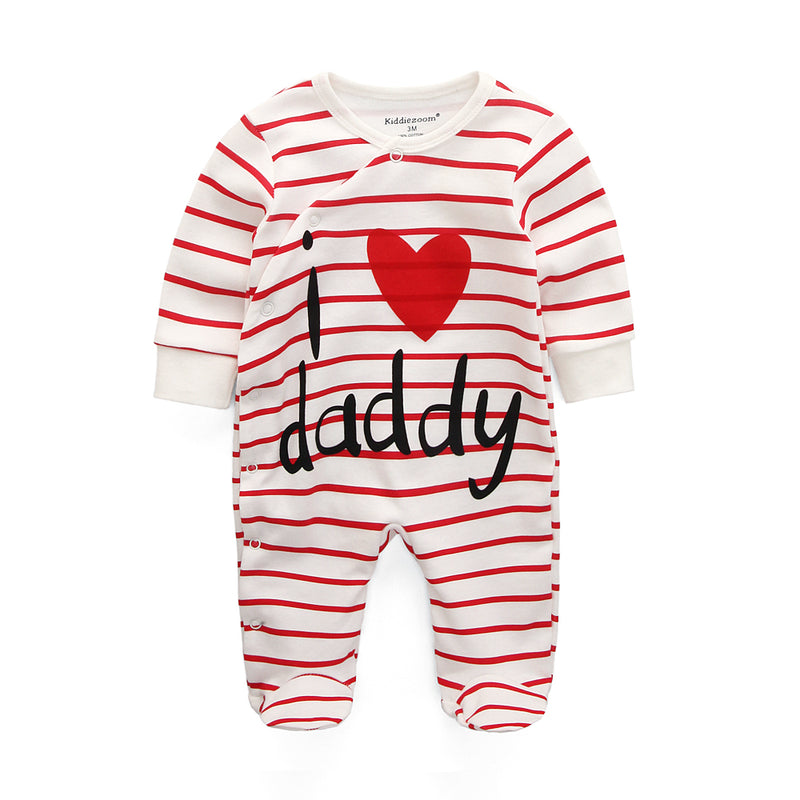 Baby Rompers Cover Newborn Boys&Girls One-pieces Striped Clothes