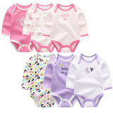 Baby Boys&Girls Bodysuit Long Sleeve 3/6pcs Set