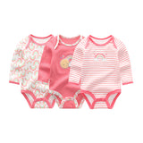 Baby Boys&Girls Bodysuit Long Sleeve 3/6pcs Set