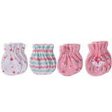 Newborn Baby Scratch Mittens Cotton Kids Gloves