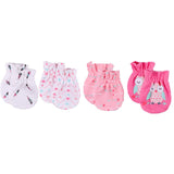 Newborn Baby Scratch Mittens Cotton Kids Gloves