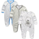 Baby Rompers 3pcs Long Sleeve Jumpsuits