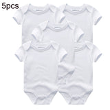 Summer 2024 Baby Clothes Sets Cotton Infant Bodysuits