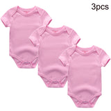 Summer 2024 Baby Clothes Sets Cotton Infant Bodysuits