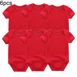 Summer 2024 Baby Clothes Sets Cotton Infant Bodysuits