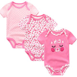 Kids Bodysuits Baby 2024 Short Sleeves