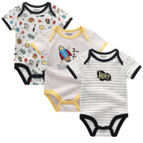 Kids Bodysuits Baby 2024 Short Sleeves