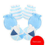 Cotton Baby Caps&Hats&Gloves Sets Toddler Baby