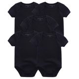 Baby Solid 5pcs Sets Short Sleeve Bodysuits