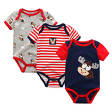 Baby Boys Bodysuits 3Pcs Newborn Set