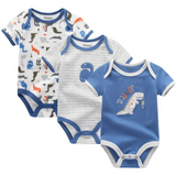 Baby Boys Bodysuits 3Pcs Newborn Set