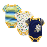 Baby Boys Bodysuits 3Pcs Newborn Set